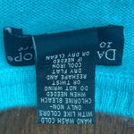 Daniel Bishop Women’s 100% Cashmere Cardigan in Aqua Blue Size 2X Quiet Luxury Photo 2