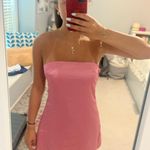 Princess Polly  Pink Silk Mini Dress Photo 0