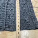 Kilronan Knitwear Merino Wool Button Cardigan XXS Ireland Cable Knit Fisherman Gray Photo 9