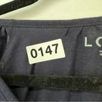 Loft  Strawberry Print Shirred Puff Sleeve Scoop Neck Top Size S Photo 8