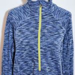 Columbia  Blue Space-Dye Fitted Half-Zip Pullover Size Large Photo 2