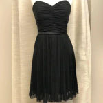 Alfred Angelo NWT  Strapless Cocktail, Party, or Bridesmaid Black Dress Photo 2