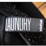 Laundry by Shelli Segal Black Flare Leg Knit Pants Photo 5