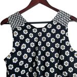 Cotton Express  Women Top L Daisy Floral‎ Cutout Bodice Side Zip Boho Cottagecore Photo 2