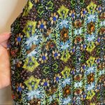 Megan Park Beaded Jewel Dress Green‎ Blue Sparkly V Photo 5