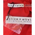 Alice + Olivia Val Puff Sleeves Skort Romper In Bright Poppy Size 4 Preppy Luxe Photo 8