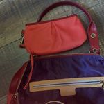 MZ Wallace Coral Shoulder Handbag Red Photo 4