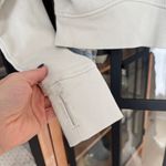 Lululemon  Scuba Full-Zip Cropped Hoodie sweatshirt Bone greige jacket Photo 9