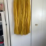 ZARA  Gold Pleated Maxi Skirt for Resort Wear Photo 1