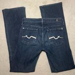 7 For All Mankind Vintage dark wash bootcut low rise jeans Photo 1