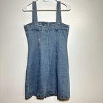 BDG Urban Outfitters Carpenter Denim Dress 100% Cotton Button Front Pockets S Photo 4