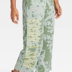 guns n' roses NWT M Sweatpants Green Tie Dye Print New Elastic Waist Rock Band Y2K Photo 0