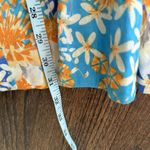 Free People Blue Orange White Floral Smocked Tank Strappy Sun Dress Size 0 1900 Photo 9