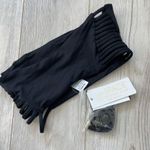 l*space L* Bikini Top NWT harrington bandeau strappy womens Black (xsmall) Photo 2