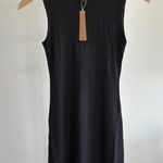 SKIMS  Soft Lounge V-Neck Tank Mini Dress in Soot, Size X-Small Photo 5