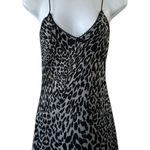 Garage  Black and White Leopard Print Slip Dress Size Small Photo 0