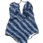 Victoria's Secret Tie Dye Plunge One Piece Cheeky Bathing Swimsuit Size Medium M Photo 2