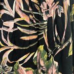 O'Neill  Black Mini Wrap Dress Tropical VNeck Brennan Coconut Girl Size Small NWT Photo 9