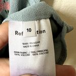 Reformation  Nikita Midi Dress Blue Pink Red Floral Pattern Size 10 UB Photo 3