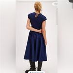 Free People  Afternoon Elegance Midi Dress in Indigo Pura Retail $148 NWOT Photo 1