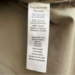 Bobeau Shift Midi Dress Olive Green Pullover Bell Sleeves Cotton Size L Photo 9