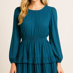 Socialite Teal Blue  Dress - Size XL Photo 0
