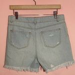 Amanda & Chelsea Chelsea & Violet Light Wash High Rise Distressed Cutoff Denim Shorts size 29 NWT Photo 2