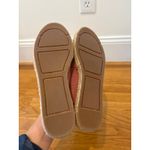 Talbots Pink Suede Leather Cap Toe Espadrille Flats Slip On Shoes Women's 0.5 Photo 3