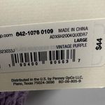 a.n.a  Vintage Purple Lavender Cropped Knit Sweater Vest Womens Large New Photo 4