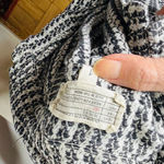 Current/Elliott Current Elliott Black and White Patterned Button Down Shirt Photo 2