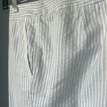 Liz Claiborne  Women's White Pinstripe Straight Leg Pants Photo 2