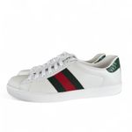 Gucci Ace Web Low-Top Sneakers White Photo 3