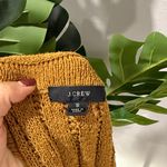 J.Crew Point Sur Textured Vneck Cardigan Golden Knit Sweater S Photo 6