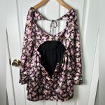 For Love & Lemons Floral Kate Long Sleeve Mini Dress M Photo 8