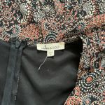 Cedar & Gold Paisley Print Midi Dress Ruffle‎ Short Sleeve Photo 2