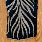 Vintage 1980s Black Beaded Silk Long Maxi Evening Gown Womens Medium Photo 8