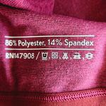 Outdoor Voices Athena Crop Top High Neck Cabernet Burgundy Size Small Photo 7