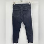AGOLDE  Sophie Mid Rise Skinny Ankle gray distress black Jeans size 27 Photo 6