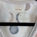 Little Sleepies Lunar Phase Sleep Henley in Neutral Tones Bamboo Stretch Size XS Tan Photo 1
