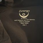 Chico's Chico’s Zenergy Sporty Black Tech Vest Sz 1/M Full Zip Pockets Golf Country Club Photo 4