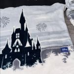Disney Spirit Soft Sherpa/Jersey Black and White Oversized Castle Fleece Photo 2