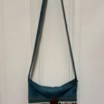 Beautiful Ecuador Turquoise Bead Printed Cross Body Bag Blue Photo 2