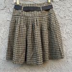 ZARA  Plaid Pleaded A Line Skirt Size XS Photo 4