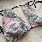 PINK - Victoria's Secret Swimming Bikini Floral Top Tie Rectangular Shape Photo 2