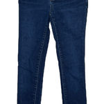 Madewell 9” Mid Rise Skinny Jeans Blue Dark Wash Fading Whiskering Photo 0