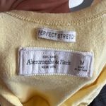 Abercrombie & Fitch Vintage  Yellow Tank Top Layering Preppy Logo Medium Photo 3