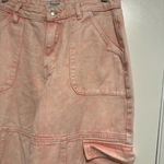American Bazi EUC  Women’s Sz:M Light Pink Wash Extra Wide Leg Cargo Jeans. Photo 9