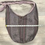 Flying High Boho Shoulder Tote Bag Purple Aztec Sun Moon 100% Cotton Photo 3