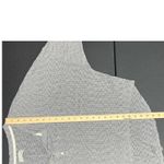 Urban Outfitters  Gray Henley Women's Pullover Size Large Oversized Waffle Knit Photo 8