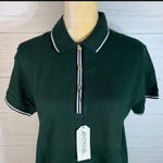 Antigua  dark green golf polo shirt womens short sleeve size M Photo 1
